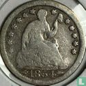 United States ½ dime 1854 (O) - Image 1