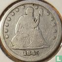 United States ¼ dollar 1845 - Image 1