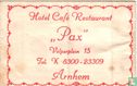 Hotel Café Restaurant "Pax" - Image 1