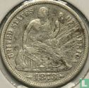 États-Unis 1 dime 1873 (avec flèches - sans lettre) - Image 1