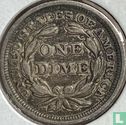 United States 1 dime 1857 (without letter) - Image 2