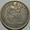 États-Unis 1 dime 1872 (sans lettre) - Image 1