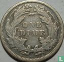 États-Unis 1 dime 1872 (sans lettre) - Image 2
