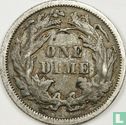 États-Unis 1 dime 1874 (sans lettre) - Image 2