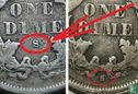 United States 1 dime 1875 (S in wreath) - Image 3