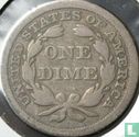 United States 1 dime 1844 - Image 2