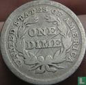 États-Unis 1 dime 1838 (sans lettre - type 2) - Image 2