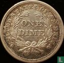 États-Unis 1 dime 1837 (Seated Liberty - grande date) - Image 2