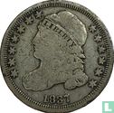 United States 1 dime 1837 (Liberty Cap) - Image 1