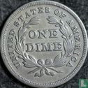 États-Unis 1 dime 1837 (Seated Liberty - petite date) - Image 2
