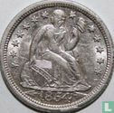 United States 1 dime 1854 (O) - Image 1
