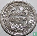 United States 1 dime 1854 (O) - Image 2