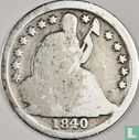 États-Unis ½ dime 1840 (O - type 1) - Image 1