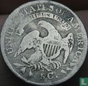États-Unis ½ dime 1837 (Liberty Cap - petit 5C.) - Image 2