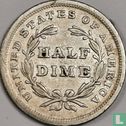 États-Unis ½ dime 1839 (sans lettre) - Image 2