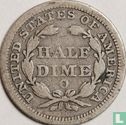 United States ½ dime 1844 (O) - Image 2