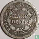 United States ½ dime 1844 (without letter) - Image 2