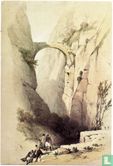 Petra - The Arch Crossing the Ravine. - Afbeelding 1