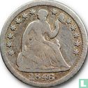 United States ½ dime 1846 - Image 1