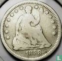 United States ½ dime 1858 (O) - Image 1