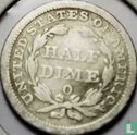 United States ½ dime 1858 (O) - Image 2