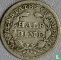 Vereinigte Staaten ½ Dime 1850 (ohne Buchstabe) - Bild 2