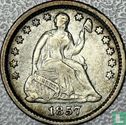 United States ½ dime 1857 (O) - Image 1