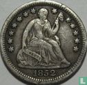 United States ½ dime 1852 (O) - Image 1