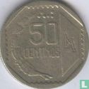 Pérou 50 céntimos 1997 - Image 2