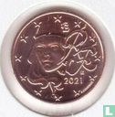 France 2 cent 2021 - Image 1