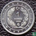 Turkije 1 kurus 2020 "Eurasian collared dove" - Afbeelding 1