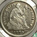 États-Unis ½ dime 1870 - Image 1