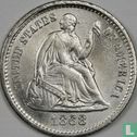 United States ½ dime 1868 (S) - Image 1
