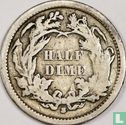 États-Unis ½ dime 1867 (S) - Image 2