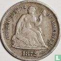 États-Unis ½ dime 1872 (S sous la couronne) - Image 1