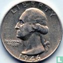 United States ¼ dollar 1946 (S) - Image 1