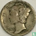 États-Unis 1 dime 1919 (D) - Image 1