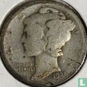 États-Unis 1 dime 1921 (D) - Image 1