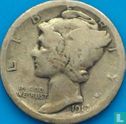 États-Unis 1 dime 1917 (S) - Image 1