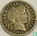 États-Unis 1 dime 1911 (D) - Image 1