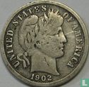 United States 1 dime 1902 (S) - Image 1