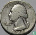 États-Unis ¼ dollar 1948 (D) - Image 1