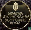 Hongarije 500 forint 1990 (PROOF) "200th anniversary Birth of Ferenc Kölcsey" - Afbeelding 1