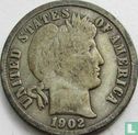 États-Unis 1 dime 1902 (sans lettre) - Image 1