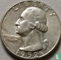 États-Unis ¼ dollar 1952 (sans lettre) - Image 1