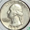 United States ¼ dollar 1957 (D) - Image 1
