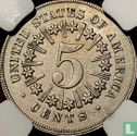 United States 5 cents 1867 (type 1) - Image 2