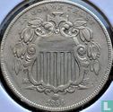 United States 5 cents 1866 - Image 1