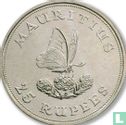 Maurice 25 rupees 1975 "Papilio manlius" - Image 2