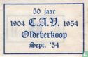 50 Jaar 1904 C.A.V. 1954